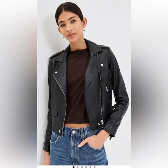 IRO Ashville Black Leather Jacketsize XS - Main Image